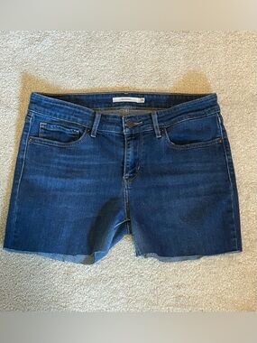 Levi’s Dark Wash Denim Cutoff Shorts - Size 28 waist item number: 79